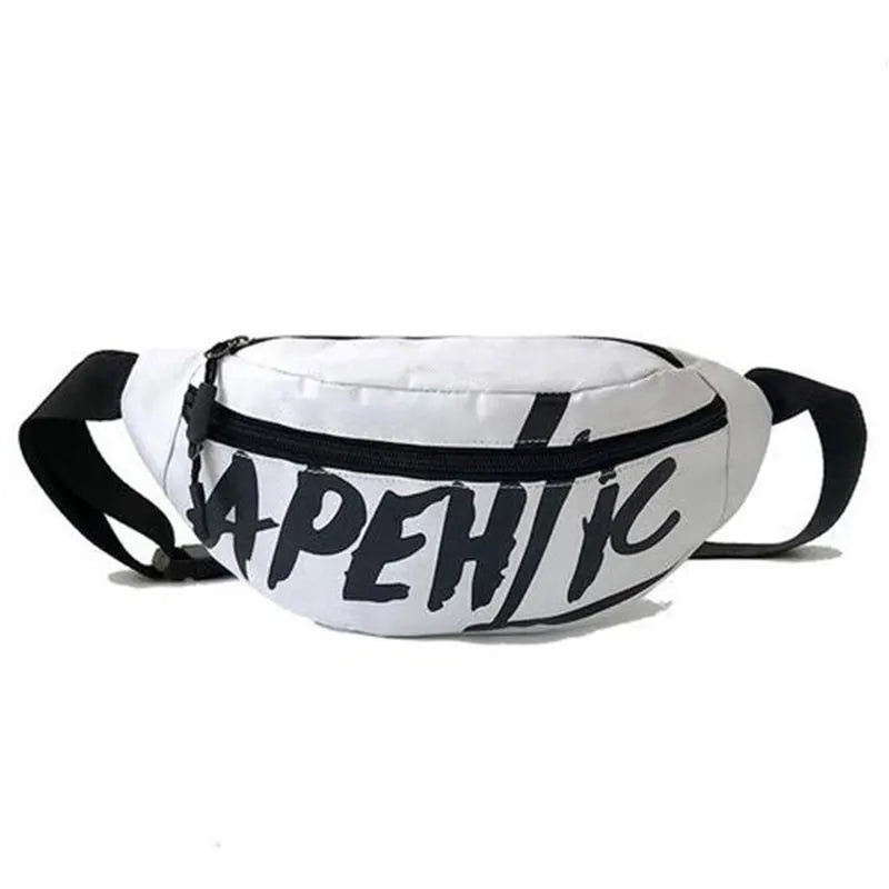 Canvas Waist Bag Unisex Chest pack Hip Bags High Capacity Belt Bag Fanny pack