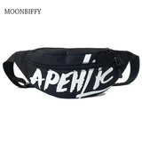 Canvas Waist Bag High Capacity Fanny pack Unisex Chest pack Hip Bags