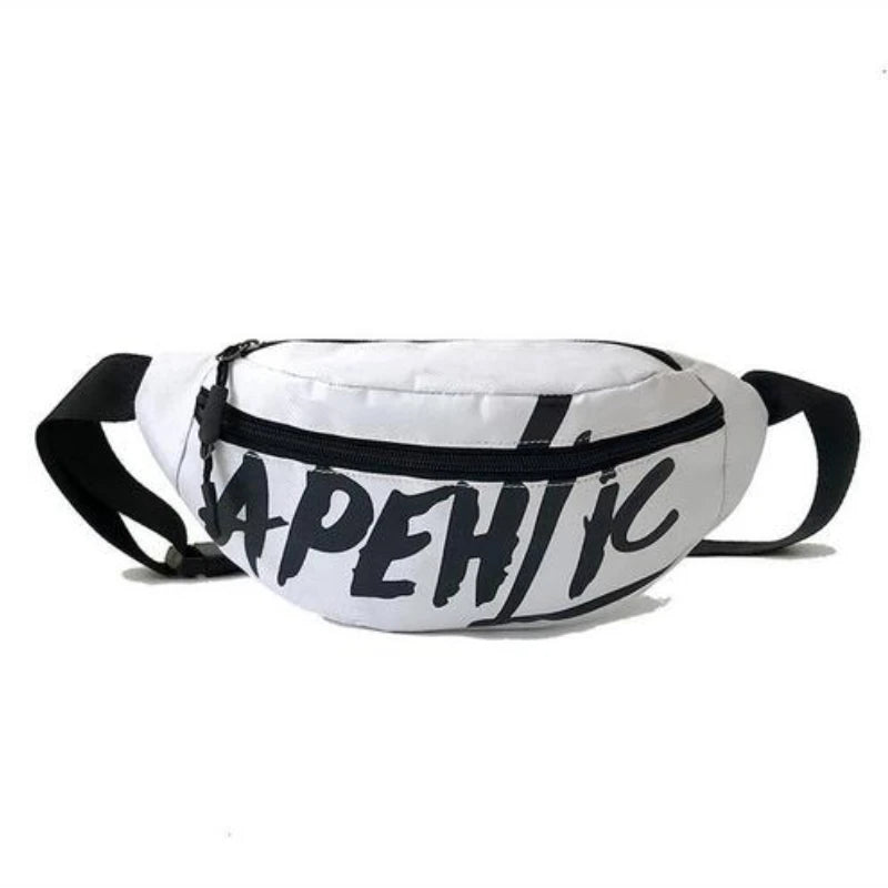 Canvas Waist Bag Unisex Chest pack High Capacity Belt Fanny pack