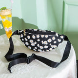 Waterproof Flower Waist Bag Fanny Pack Girls Sling Mobile Phone Pouch