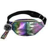 Women Waist Bag Zipper Chest Bag Female Banana Bag Money Pouch Travel Shoulder P