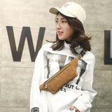Women Waist Bag Zipper Fanny Pack Chest Bag Outdoor Sports Crossbody Bag