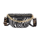 Leopard Pattern Waist Bag Outdoor Women Crossbody Fanny Pack