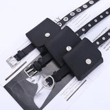 Women Waist Belt Bag Leather Ladies Waist Pack Dress Skirt Decoration