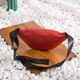 Women Waist Fanny Pack PU Leather Belt Zipper Waist Bag Casual Chest Bag