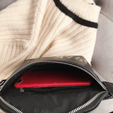 Women Waist Pack Bags Fanny Pack Belt Small Vintage PU Chest Bags
