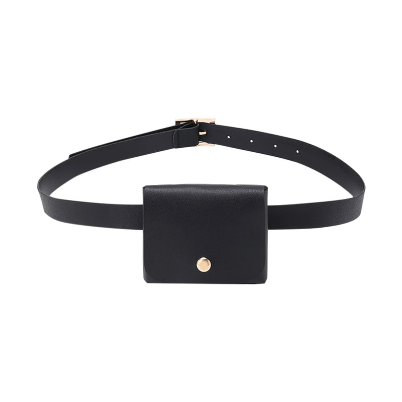 Women Leather Fanny Pack Animal Pattern Mini Belt Bag Crossbody Bag