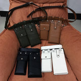 Leather Fanny Pack Women Belt Bag Crossbody Chest Female Purse