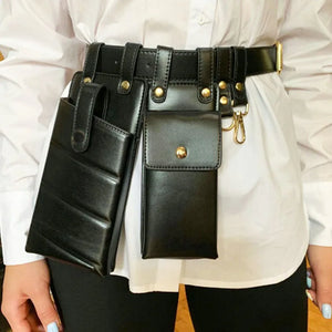 Leather Fanny Pack Women Belt Bag Crossbody Bags for Women