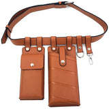 Women Waist Pack Leather Fanny Pack Belt Bag Crossbody Casual Chest Pack