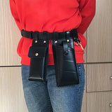 Women Waist Pack Leather Fanny Pack Belt Bag Crossbody Casual Chest Pack