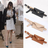 Women Waist Pack PU Fanny Pack Lady Casual Chest Pack Female Purse