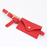 Women Waist Pack PU Fanny Pack Lady Casual Chest Pack Female Purse