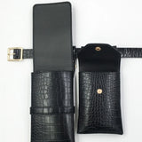 Women Waist Pack PU Leather Fanny Pack Ladies Belt Bag Crossbody Bags