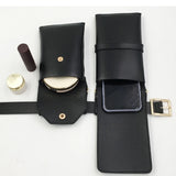 Women Waist Pack PU Leather Fanny Pack Ladies Belt Bag Crossbody Bags