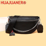 Leather Waist Pack Fanny Belt Bag Shoulder Crossbody Pouch