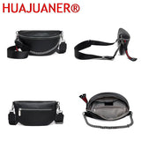 Leather Waist Pack Fanny Belt Bag Shoulder Crossbody Pouch