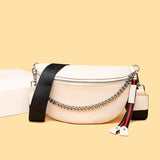 Leather Waist Pack Fanny Belt Bag Messenger Chest Crossbody Pouch