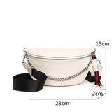 Leather Waist Pack Fanny Belt Bag Messenger Chest Crossbody Pouch