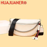 Leather Waist Pack Fanny Belt Bag Shoulder Crossbody Pouch