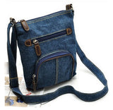 Women Waist Packs Casual Shoulder Denim Bag Adjustable Strap Pocket