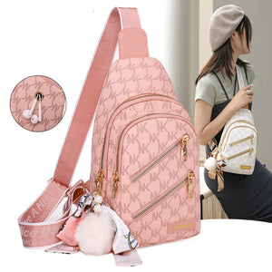 Women Waist Packs Leather Fanny Belt Bags High Shoulder Crossbody Bag
