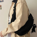 Canvas Waist Pack Unisex Travel Fanny Pack Streetwear Style