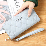 Cartoon Purse Long Zipper Capacity Mobile Phone Bag Women's Wallet