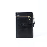 Women Short Wallet Coin Purse Credit Card Holder PU Leather Money Bag