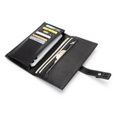 Women Wallet Pull-Belt Long Cowhide Wallet Clutch