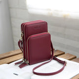 Women Wallet Shoulder Mini Leather Bags Card Holders Wallet Handbag