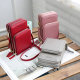 Women Wallet Shoulder Mini Leather Bags Card Holders Wallet Handbag