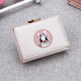Small Rabbit Wallet Short PU Leather Solid Wallets Portefeuille Female