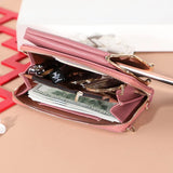 Women Wallet Small Shoulder Bag Multi-Function Letter Phone Money Wallets Clutch