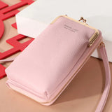 Women Wallet Small Shoulder Bag Multi-Function Letter Phone Money Wallets Clutch