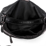 Soft PU Leather Shoulder Bag Crossbody Handbag Multi-pocket Messenger Bags