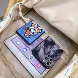 Waterproof Floral Travel Book Backpack Female Laptop Bag