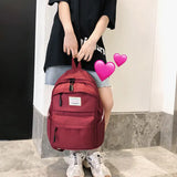 Women Waterproof Nylon Backpack Female Large Capacity Vintage Bags