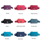 Waterproof Nylon Chest Waist Pack Belly Purse Waist Bag Zipper Pocket