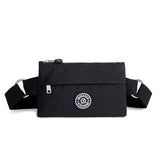 Waterproof Nylon Chest Waist Pack Belly Purse Waist Bag Zipper Pocket