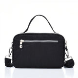Waterproof Nylon Crossbody Bag For Women Ladies Zipper Tote Shoulder Handbag