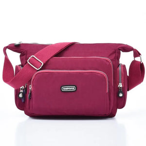 Women Waterproof Nylon Crossbody Bags Travel School Message Bag For Female
