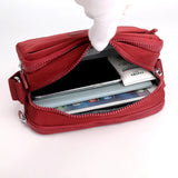 Waterproof Nylon Crossbody Bag Square Shoulder Bags Messenger Handbag