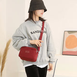 Waterproof Nylon Crossbody Bag Square Shoulder Bags Messenger Handbag