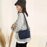 Waterproof Nylon Crossbody Bag Square Shoulder Bags Messenger Handbag