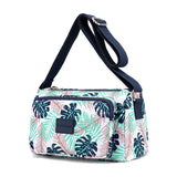 Waterproof Nylon Shoulder Bag Female Flower Crossbody Bag