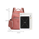 Waterproof Nylon Travel Backpack Anti-Theft School Bag