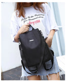 Women Waterproof Travel Backpack Anti-Theft Shoulder Bag Schoolbag