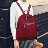 Waterproof Zipper Backpack with Earphone Jack