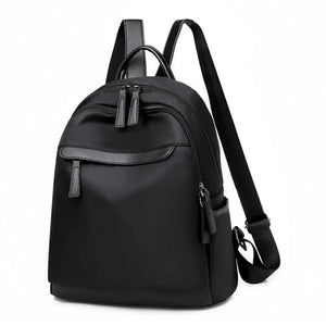 Women Waterproof Zip Backpack with Earphone Jack